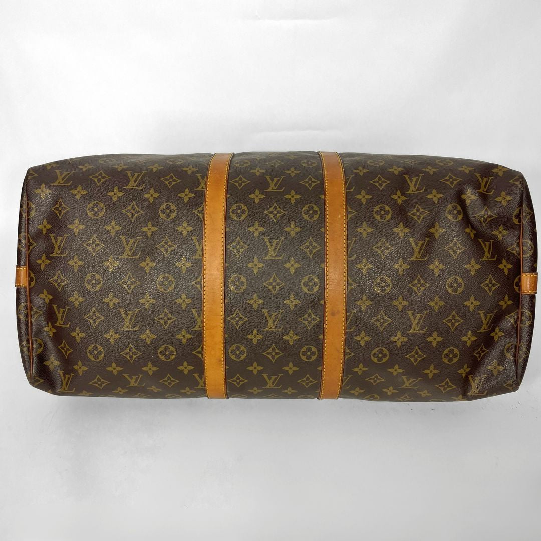 Louis Vuitton Louis Vuitton Keepall 50 Strap Monogram Canvas - Travel bags - Etoile Luxury Vintage