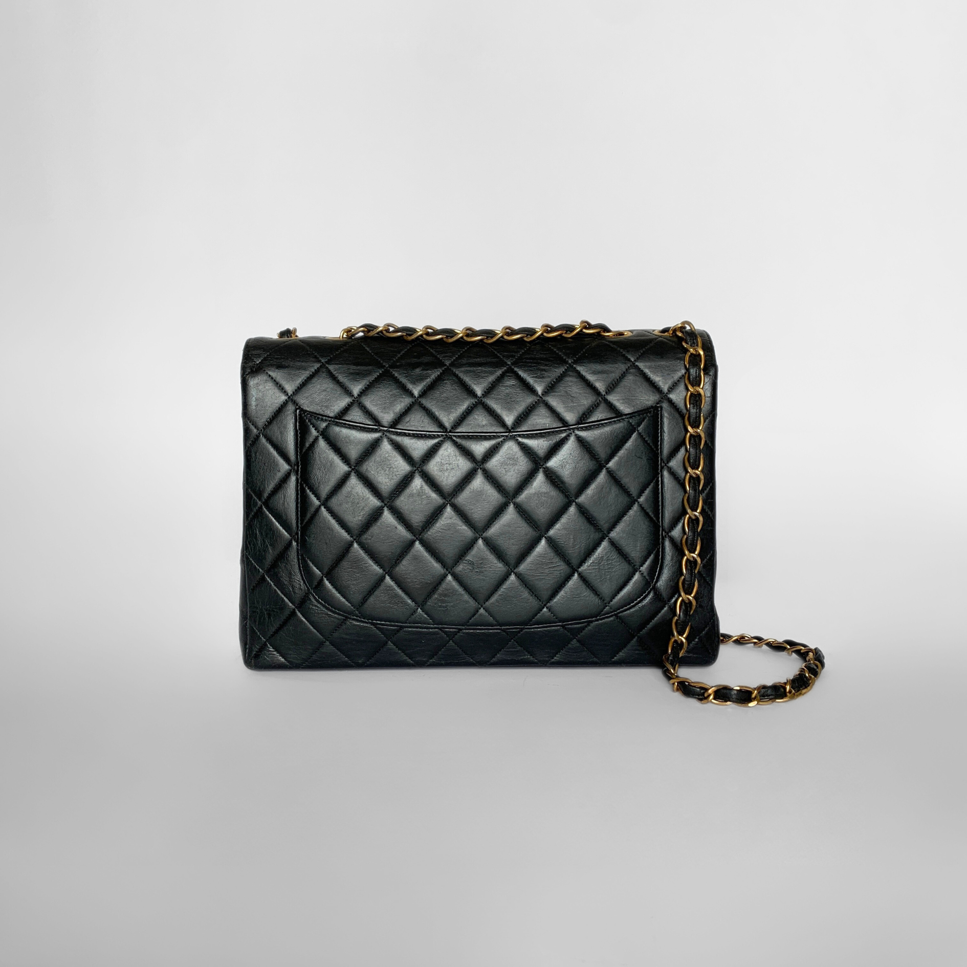 Chanel Chanel Classic Flap Bag Maxi Lambskin Leather - Crossbody bags - Etoile Luxury Vintage