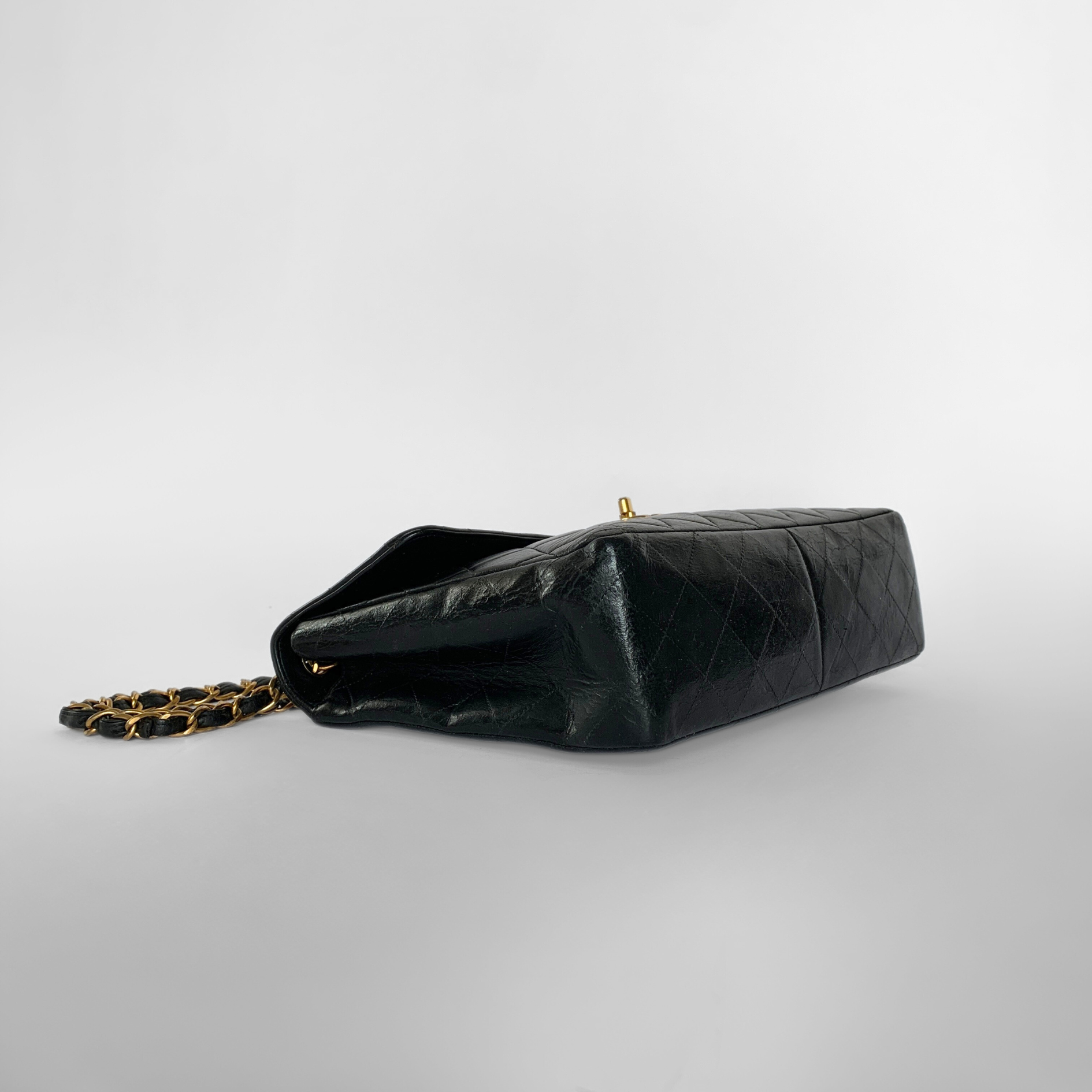 Chanel Chanel Classic Flap Bag Maxi Lambskin Leather - Crossbody bags - Etoile Luxury Vintage