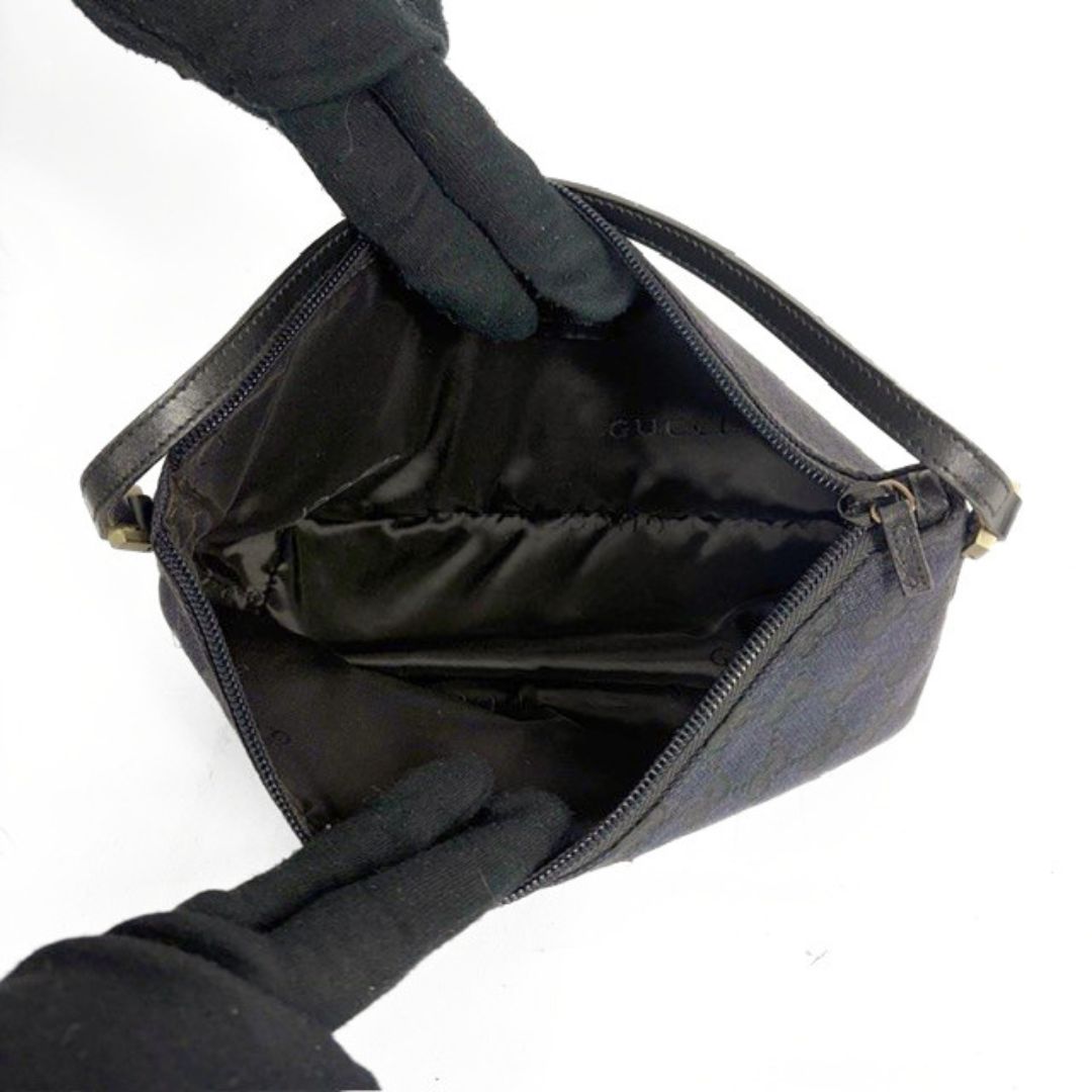 Gucci Black Boat Pochette Monogram