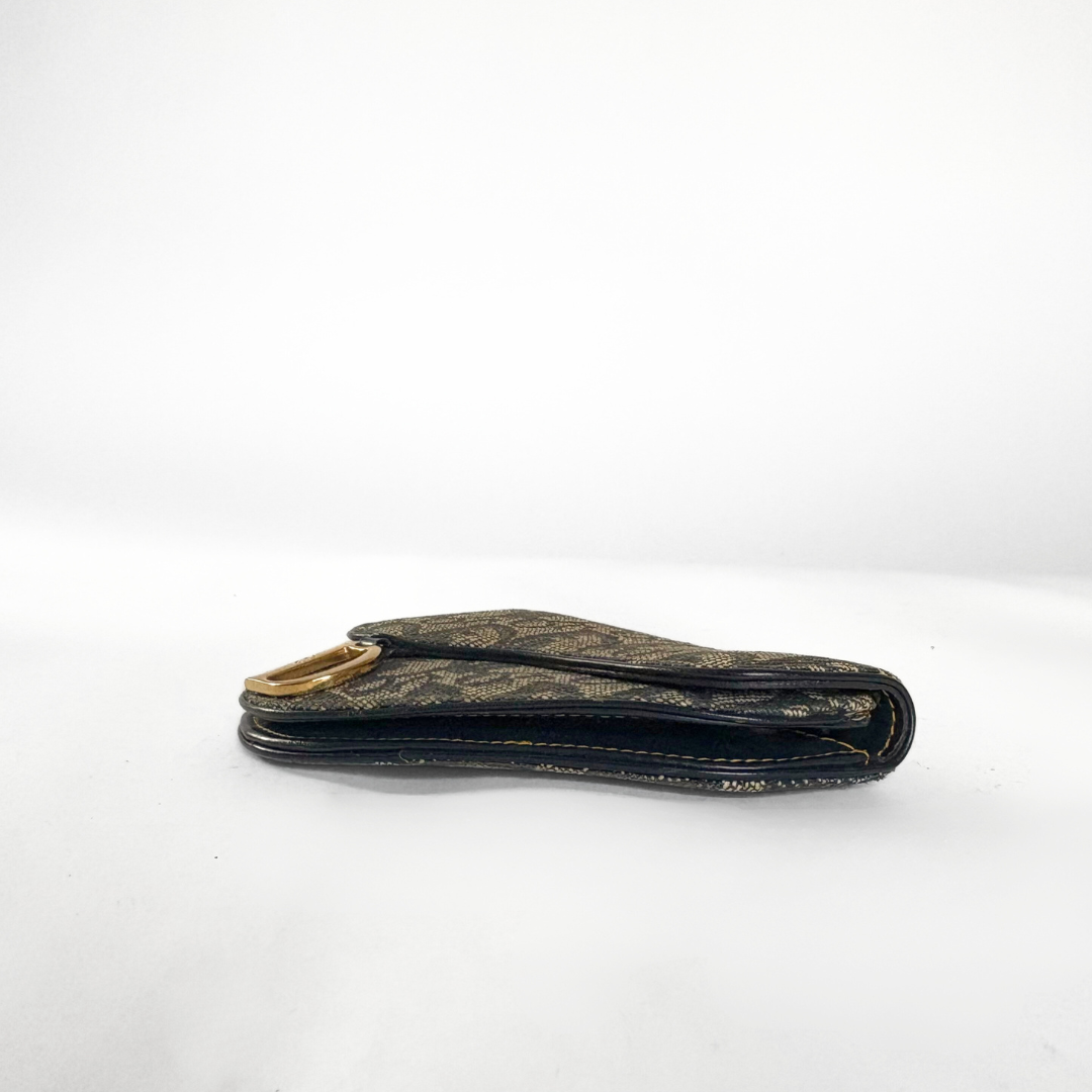 Dior Dior Saddle Wallet Oblique Canvas - Wallets - Etoile Luxury Vintage