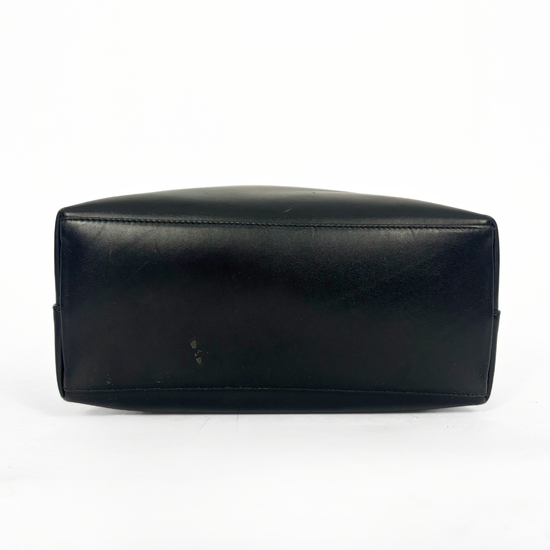 Gucci Leather Black Bamboo