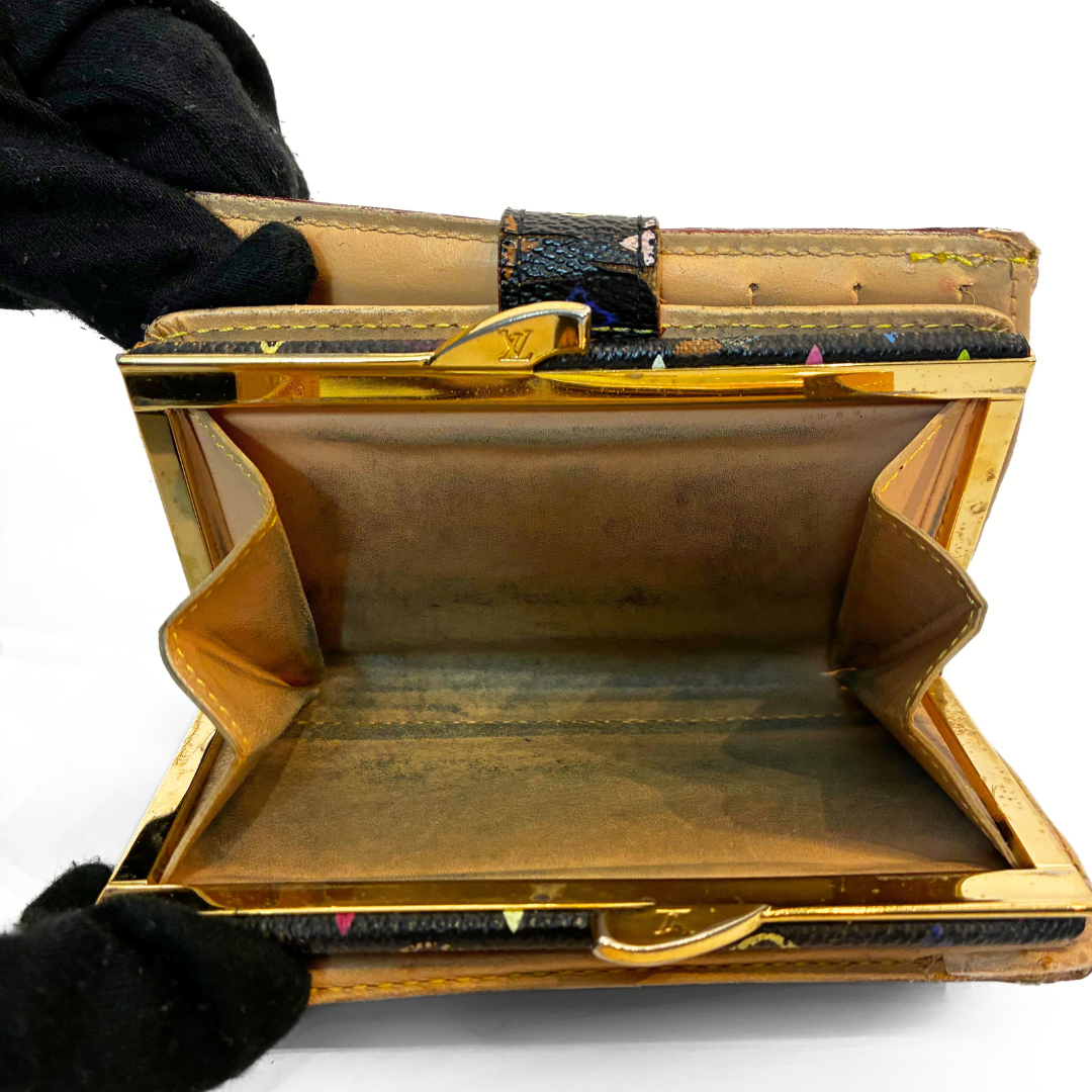 Louis Vuitton Louis Vuitton Medium Clip Wallet Multicolor Canvas - Wallets - Etoile Luxury Vintage