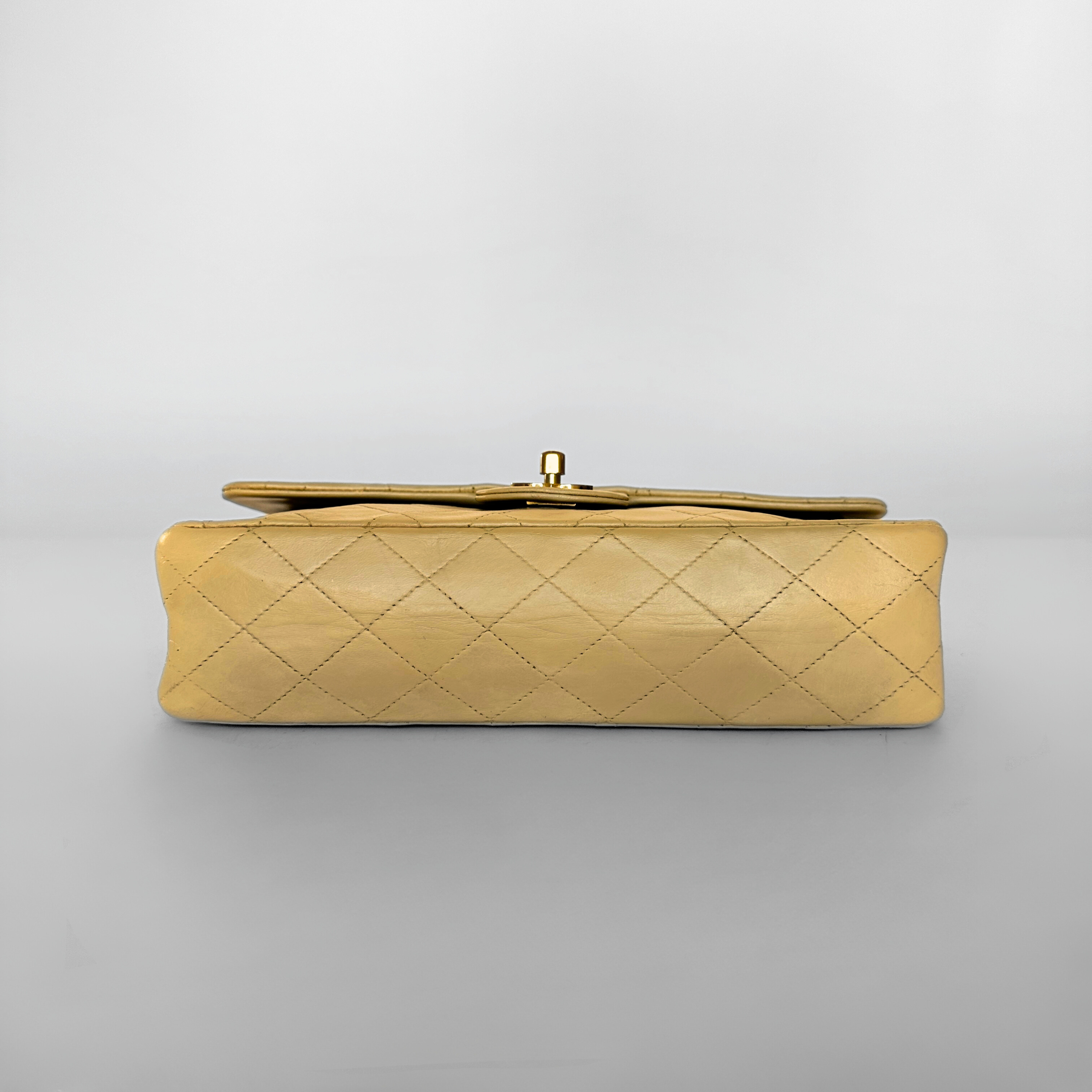 Chanel Chanel Classic Double Flap Bag Medium Lambskin Leather - Crossbody bags - Etoile Luxury Vintage