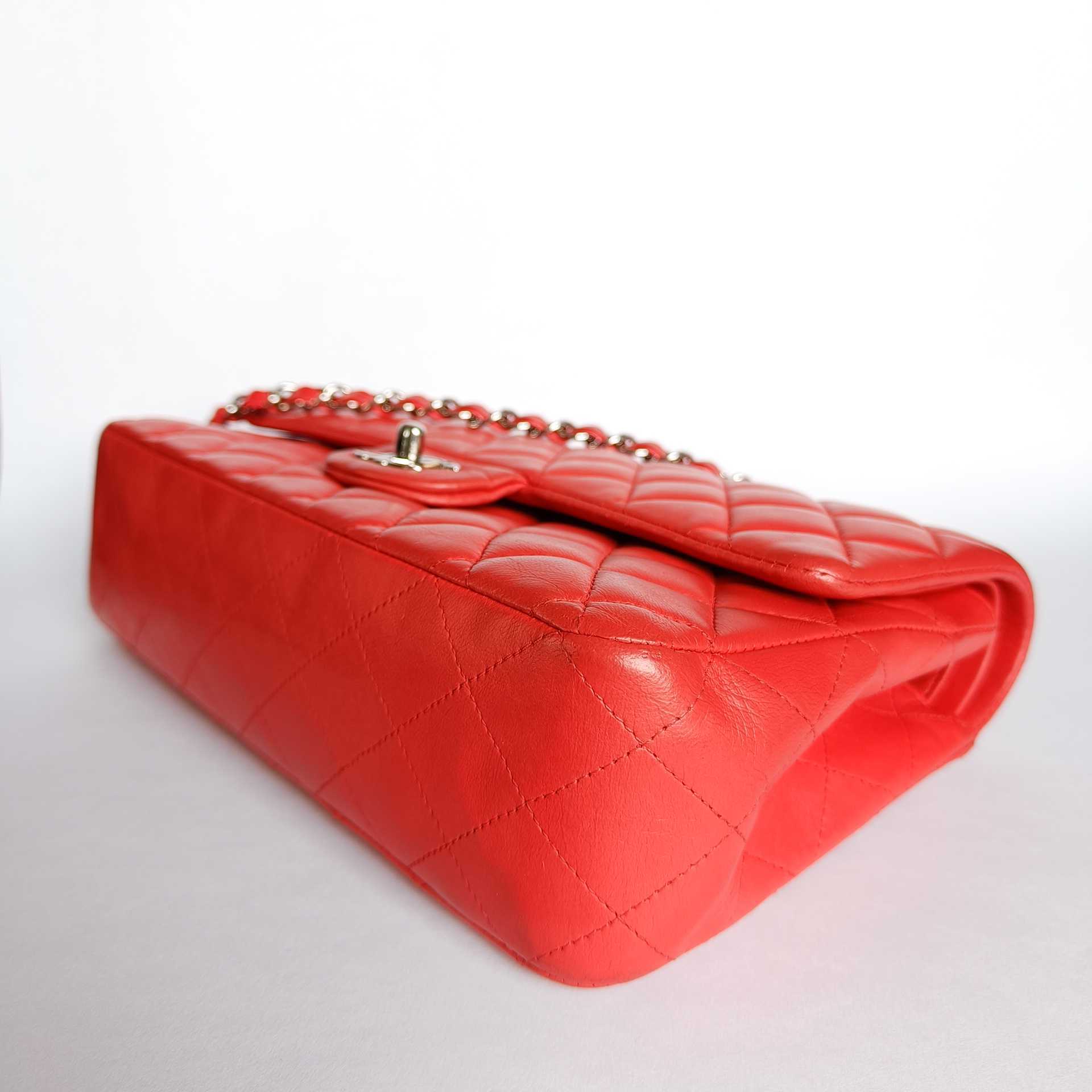 Chanel IG SALE: Chanel Classic Double Flap Bag Medium Lambskin Leather - Shoulder bags - Etoile Luxury Vintage